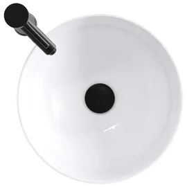 vidaXL Waschbecken fürs Badezimmer 35,5 x 35,5 x 14,5 cm Schwarz