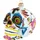 Krebs Glas Lauscha Weihnachtsornament Totenkopf Mexiko 1-tlg. 10cm
