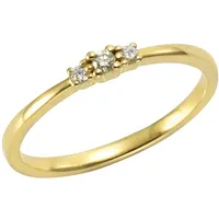Orolino Ring 585/- Gold Brillant weiß 0,08ct. Ringe Damen