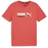 Puma T-Shirt Handball T-Shirt Herren beige|rot M