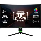 Aryond A32 V2 Gaming Curved Monitor, 32 Zoll 180Hz Curved QHD (2560x1440) Display 1ms Reaktionszeit, HDR 10-Verhältnis FreeSync und G-Sync 122% SRGB, PC Bildschirm, HDMI Anschluss