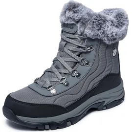 SKECHERS Trego-Stormie Damen Boots Charcoal EU 39