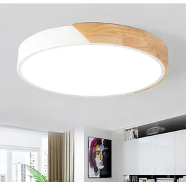 Style Home LED Deckenleuchte Deckenlampe 48W dimmbar mit Fernbedienung, für Wohnzimmer Schlafzimmer Küche Diele Flur