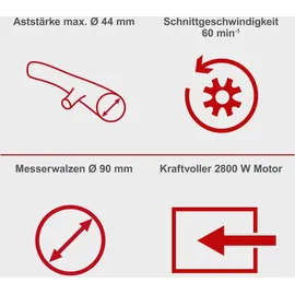 SCHEPPACH + Häcksler, Elektro-Asthäcksler GS60