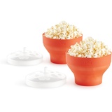 Lékué Mini-Popcorn-Set für Mikrowelle, Silikon, 2 Stück