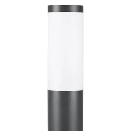 DEUBA Außenleuchte Edelstahl 50,0 cm E27 inkl. Steckdose grau