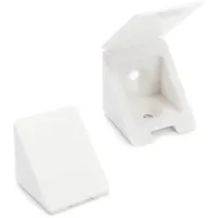 Monin Tac Ecker Taquet Weiß Polypropylen 100 Stück