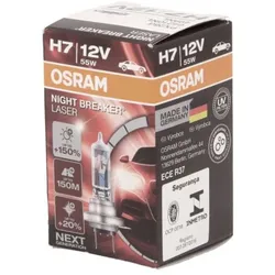 Glühlampe Halogen OSRAM H7 Night Breaker Laser 12V, 55W, 1 Stück