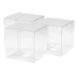 Espírito rebelde 40 transparente acetaatschachteln 60x40x90 mm | plastik-bonbonniere: dragees, macarons, kuchen | souvenirs und geschenke für hochzeiten