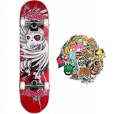 BIRDHOUSE X Tony Hawk Professionelles Skateboard Einstiegslevel Stage 1 – beste Leistung auf allen Niveaus (hawk rot, 7,75 Zoll)