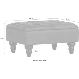 GUTMANN FACTORY Hocker Amazonas 68 x 36 x 51 cm Braun