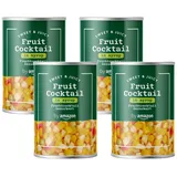 by Amazon Fruchtcocktail Gezuckert, 411g (Packung mit 4)