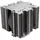 Silverstone XED120S - 4U Hochleistungs-CPU-Kühler mit 240W TDP für gängige AMD- & Intel-Prozessorsockel, SST-XED120S CPU-Kühler aluminium/schwarz, 120 mm),
