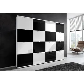 Germania Schuhschrankklappe Colorado Dekor Schwarz