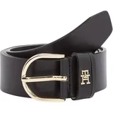 Tommy Hilfiger Damengürtel Leder 3,5 cm Schwarz 75