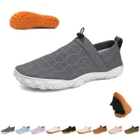VeloStep Schuh for Damen Herren, Velostep Barfußschuhe Reduziert Knieschmerzen und Schwellungen – Sanft und Effektiv, Komfort Breite Zehenbox Null Drop Sohle Minimalistische Zehenschuhe(grau,42 EU) - 42 EU