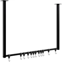 CLP Fenton Kleiderstange 80x60x7 schwarz