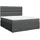 vidaXL Boxspringbett 180 x 200 cm Dunkelgrau