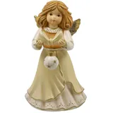 GOEBEL Engelfigur Meine schönste Weihnachtskugel - Champagner Himmelsboten Weihnachten