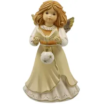 GOEBEL Engelfigur Meine schönste Weihnachtskugel - Champagner Himmelsboten Weihnachten