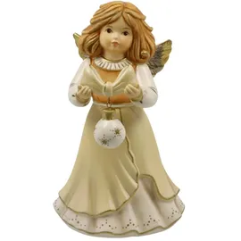 GOEBEL Engelfigur Meine schönste Weihnachtskugel - Champagner Himmelsboten Weihnachten