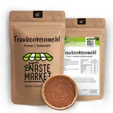 2 kg Traubenkernmehl | Traubenkern Pulver | fein gemahlen | teilentölt | Rohkost | glutenfrei | TASTE MARKET