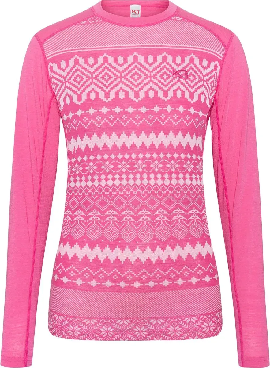 Kari Traa Live Longsleeve bright pink (SPINK) XL