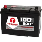 TOKOHAMA Asia Autobatterie 12V 100Ah 800A/EN hohe STARTKRAFT + Pluspol LINKS