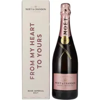 Moët und Chandon Champagne ROSÉ IMPÉRIAL Brut Say Yes To Love 12Prozent Vol. 0,75l in Geschenkbox