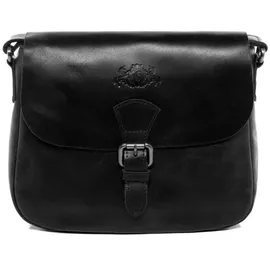 Sid & Vain YALE Umhängetasche Leder Schwarz