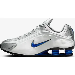 Shox R4 Herren White/Racer Blue/Iron Grey/Metallic Silver 42