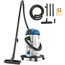 SCHEPPACH Nass-Trocken-Sauger "»NTS30v2«", blau (blau, schwarz), B:37cm H:62cm T:37cm, Nass-Trocken-Sauger