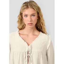 QS Rüschenbluse creme 42