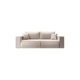 Selsey Schlafsofa Farese Cuero ¦ beige ¦ Maße (cm): B: 257 H: 86