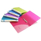 Rapesco RAPESCO® Ringbücher 2-Ringe grün, blau, pink, violett, hellblau 3,7 cm DIN A4