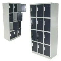 Apex Digital Spind 12-Fächer Zwölferspind Garderobenschrank Umkleidespind Metallschrank 57024