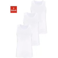 H.I.S. Tanktop "Unterziehshirt, Unterhemd für Herren", Herren, Gr. 10/4XL, weiß, Single Jersey, Obermaterial: 100% Baumwolle, unifarben, Basic, körpernah normal, Rundhals, Tops Tanktop, unifarben, Rundhalsausschnitt, aus Baumwolle