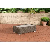 CLP Madeira Gartentisch 110 x 60 x 33 cm grau