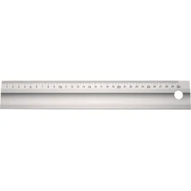 tecwerk Lineal L.1000mm Alu.m.Griffmulde Q.50x5mm TECWERK