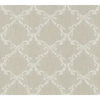 A.S. Création Architects Paper Textiltapete Tessuto Tapete mit Ornamenten barock 10,05 m x 0,53 m beige Made in Germany 956291 95629-1
