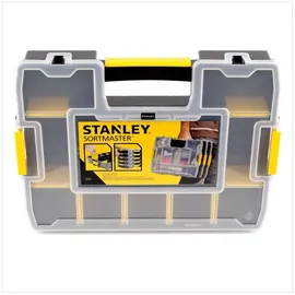 Stanley Sortimentskasten Kunststoff 37,5x6,7x29,2 cm schwarz/transparent/gelb unbestückt