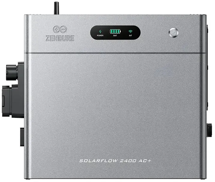 Zendure SolarFlow 2400 AC+ Bidirektionaler 2,4kWh Solarspeicher mit HEMS zum Nachrüsten - 4 x AB3000L / 19% MwSt.