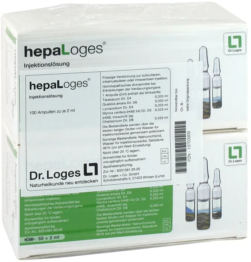 Hepa Loges Injektionslösung Ampullen