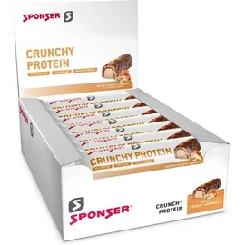 Sponser Crunchy Protein Riegel Peanut-Caramel 12 x 50 g