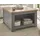 furn.design Couchtisch Eiche Grau 83 x 50 x 83 cm