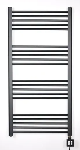 Thermal Trend KD Economy Heizkörper elektrisch 120x60 cm schwarz SETKE6001200X4BL