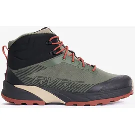 RevolutionRace Phantom Trail Mid Waterproof Hiking Boots Herren Dark Olive, Night, - Schuhe -