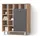 livinity® Badschrank, Anthrazit, 78.4 x 91.6 cm