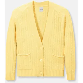 Madeleine Strickjacke mit Zopfmuster Beige 40/42