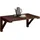 Relaxdays Klapptisch 60 x 40 cm Braun